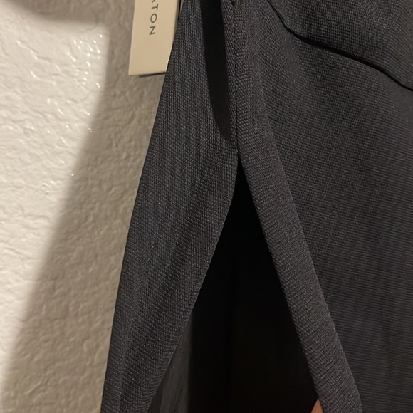 NWT Aritzia Babaton Flutter Strapless Wide Leg Cropped Jumpsuit - Picture 8 of 16